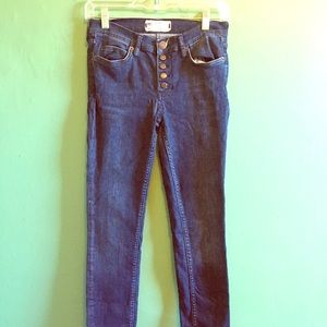 Free People cropped skinny jean